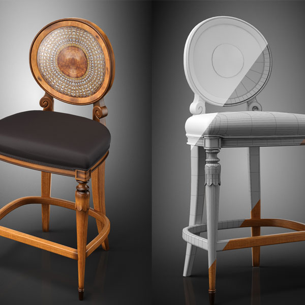 Furniture Chair 3D Renders